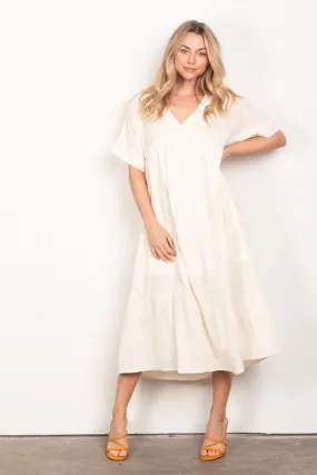 Cotton Gauze Midi Dress