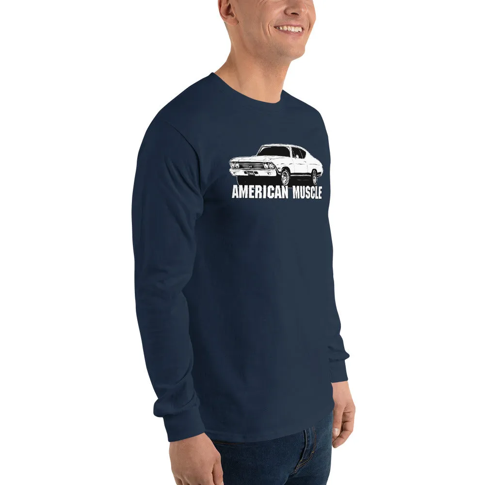 1968 Chevelle American Muscle Long Sleeve T-Shirt