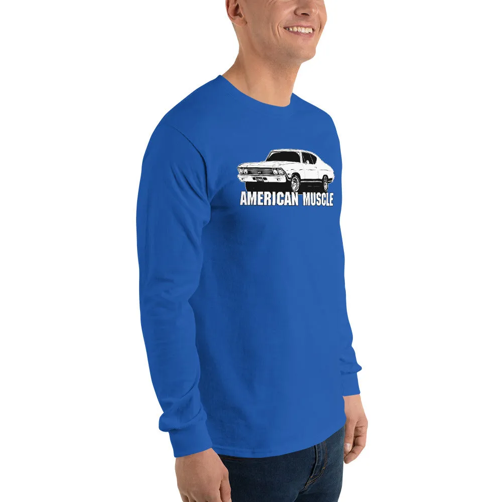 1968 Chevelle American Muscle Long Sleeve T-Shirt