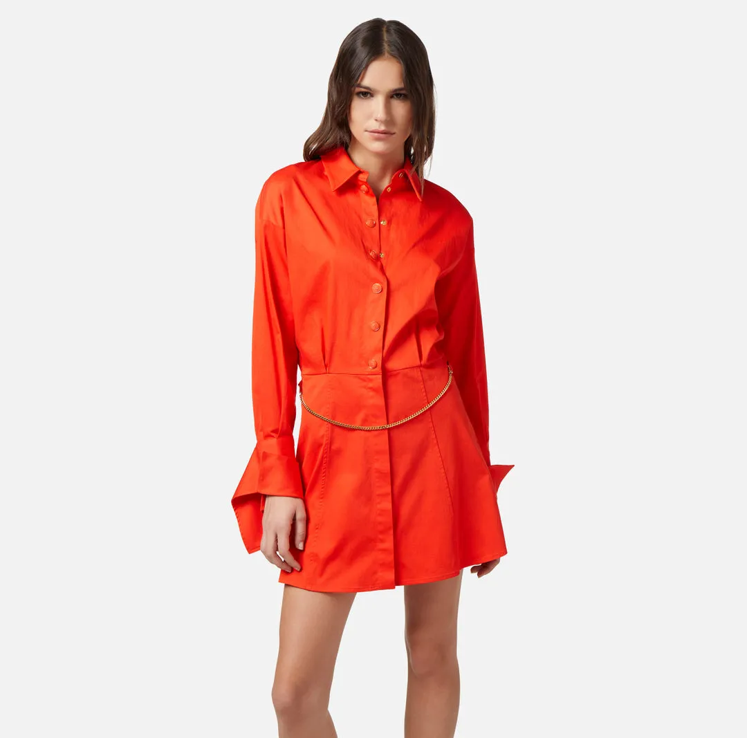 AB51841E2 Poplin shirt dress