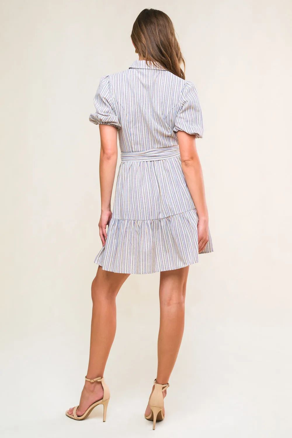 ADORABLE PRESENCE WOVEN MINI DRESS