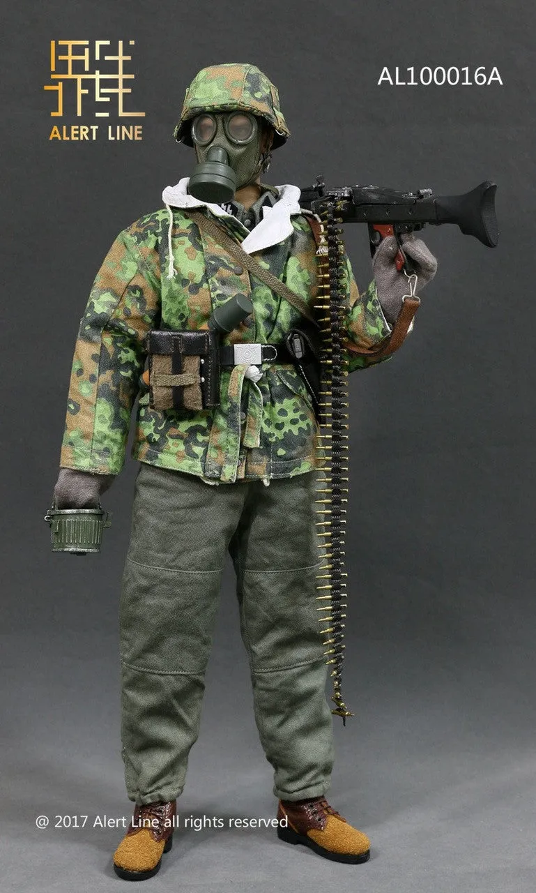 Alert Line - WWII Germany SS MG42 Machine Gunner Set