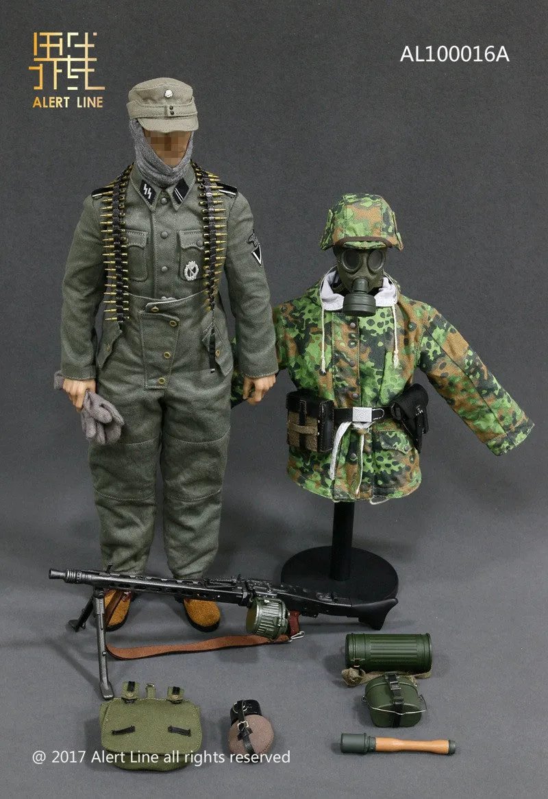 Alert Line - WWII Germany SS MG42 Machine Gunner Set