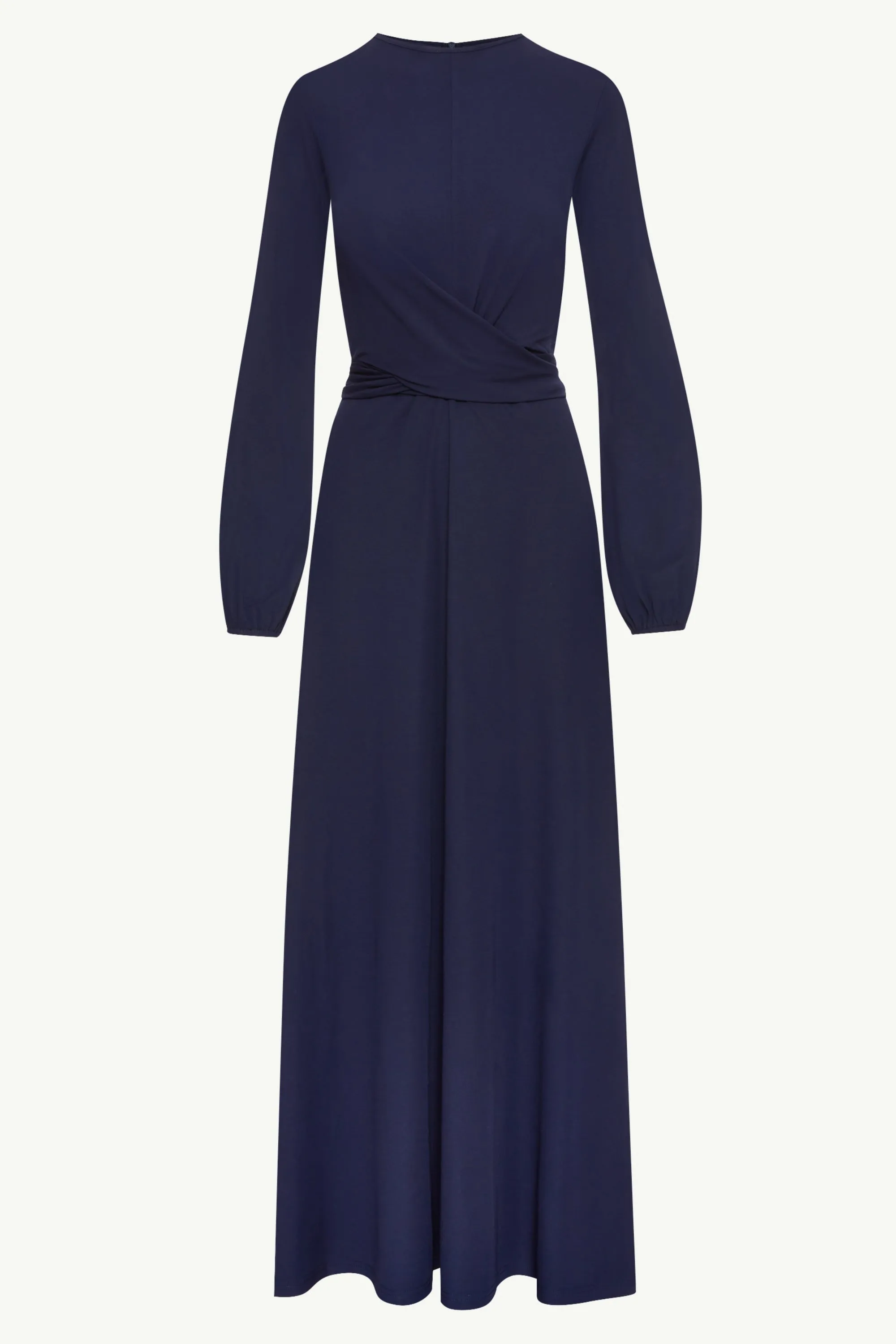 Alice Jersey Tie Waist Maxi Dress - Navy