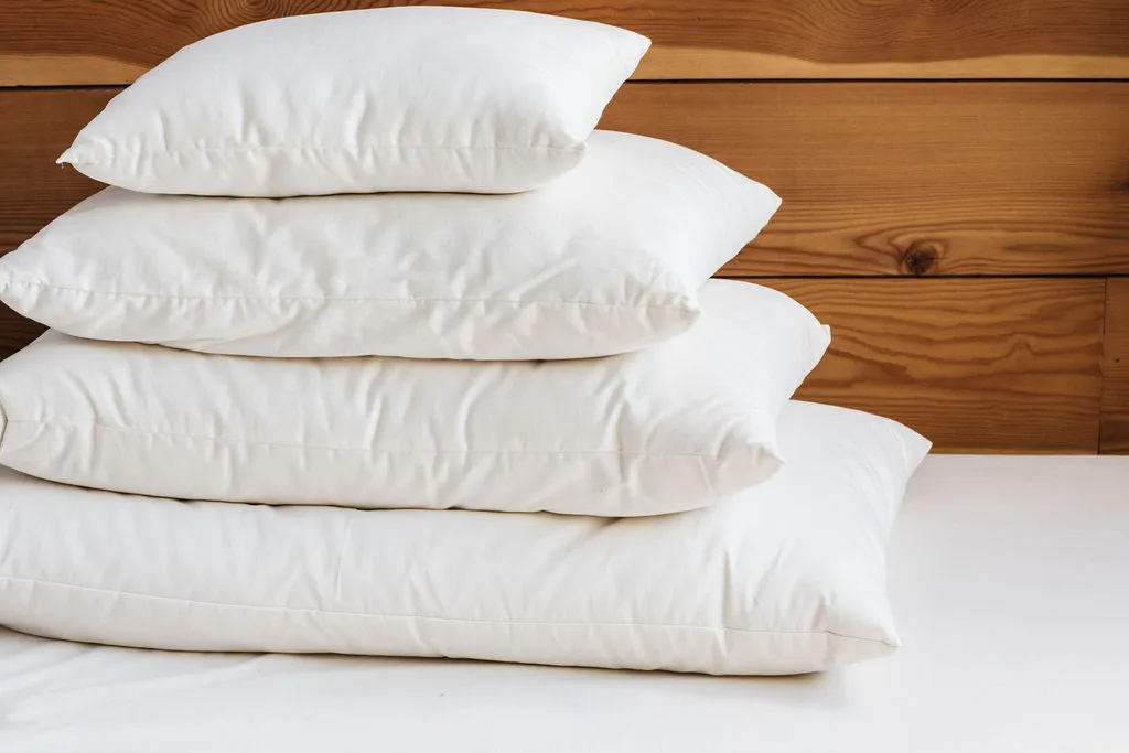 All-Natural Wool-filled Euro Pillow - Clearance