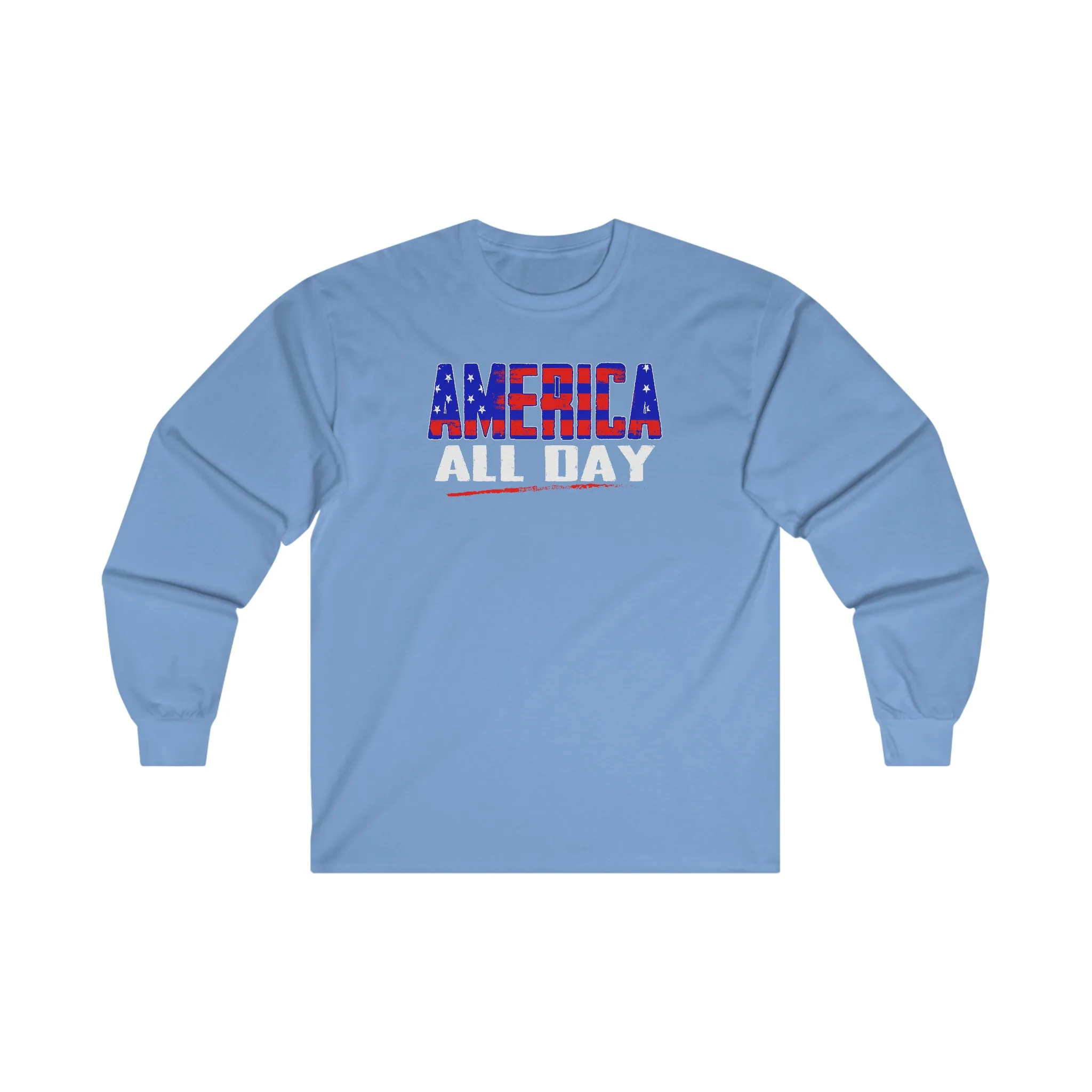 America All Day Long Sleeve Tee