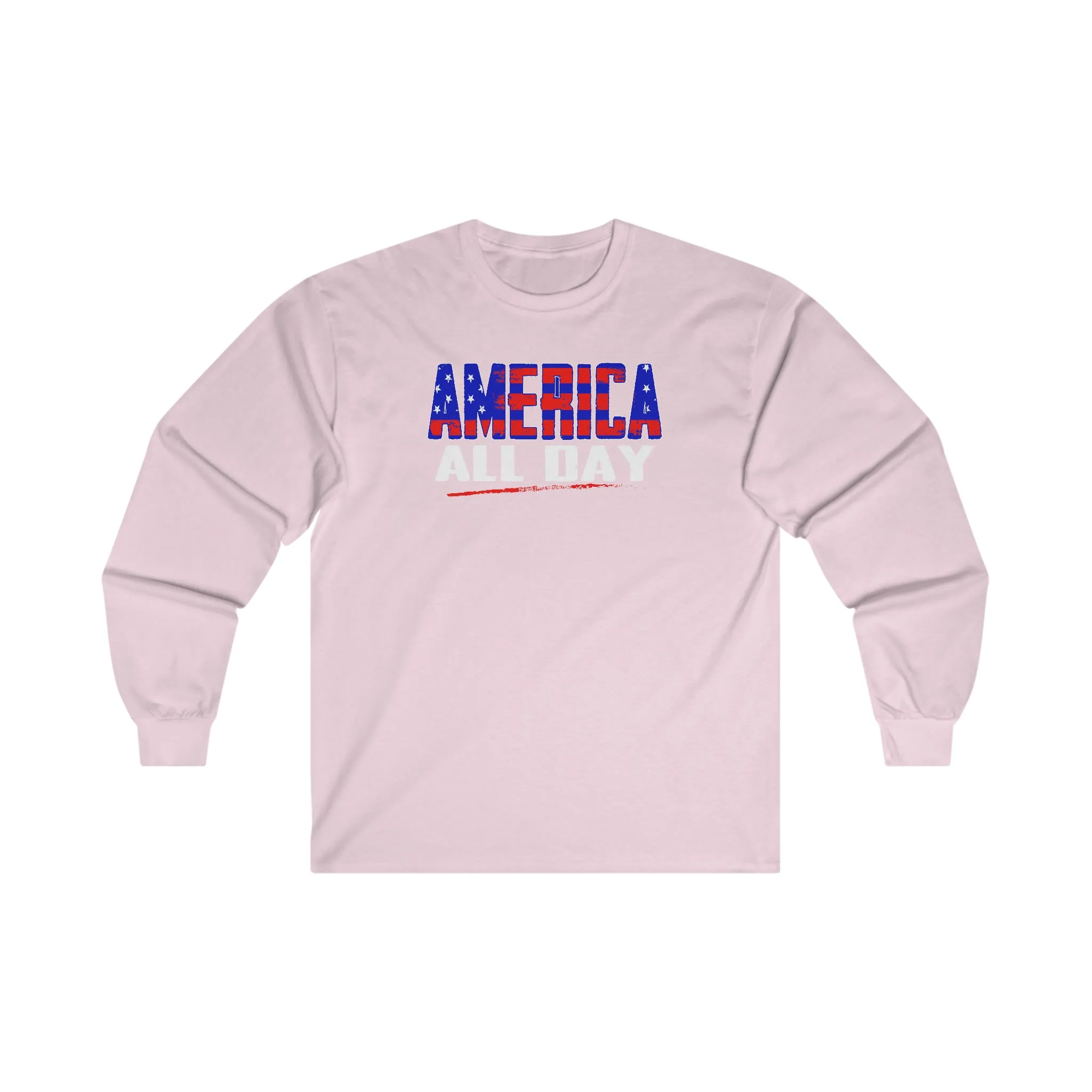 America All Day Long Sleeve Tee