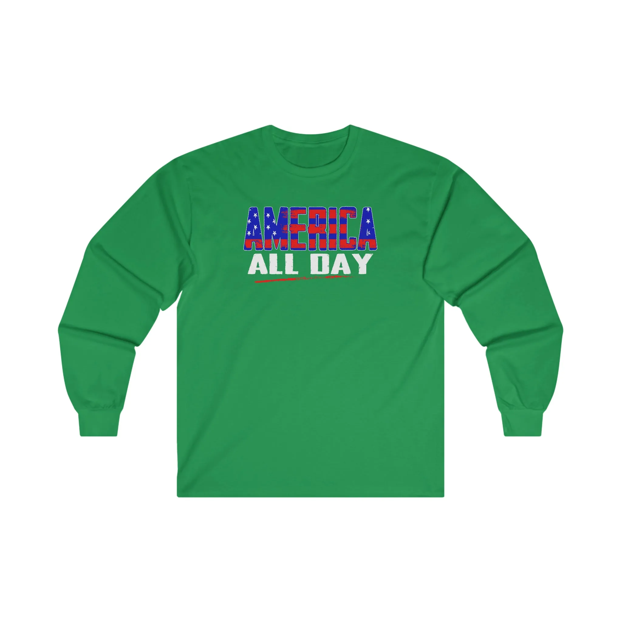 America All Day Long Sleeve Tee