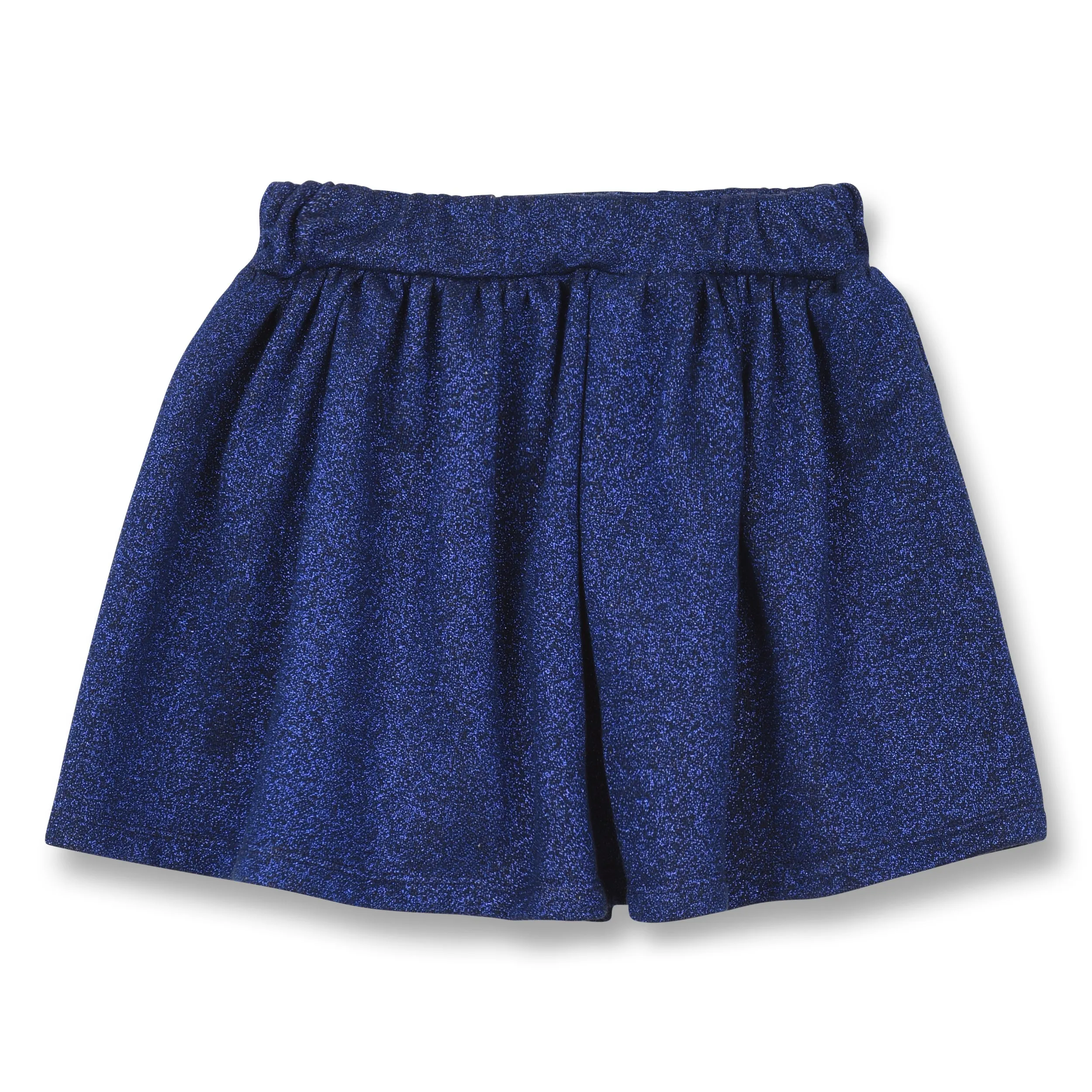 Annix Glitter Blue - Girl Knitted Mini Skirt