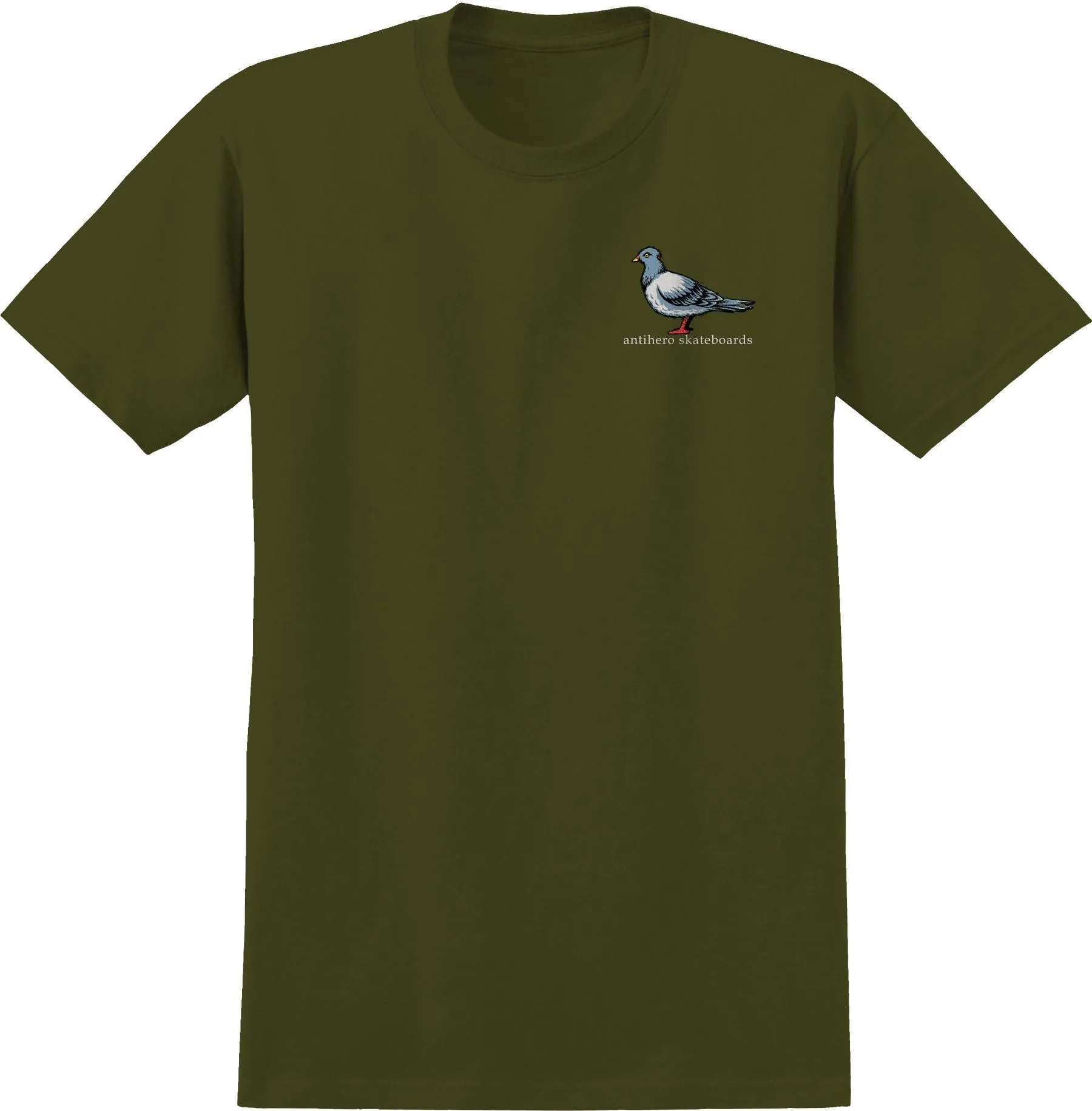 ANTI-HERO LIL PIGEON TEE - MILITARY GREEN