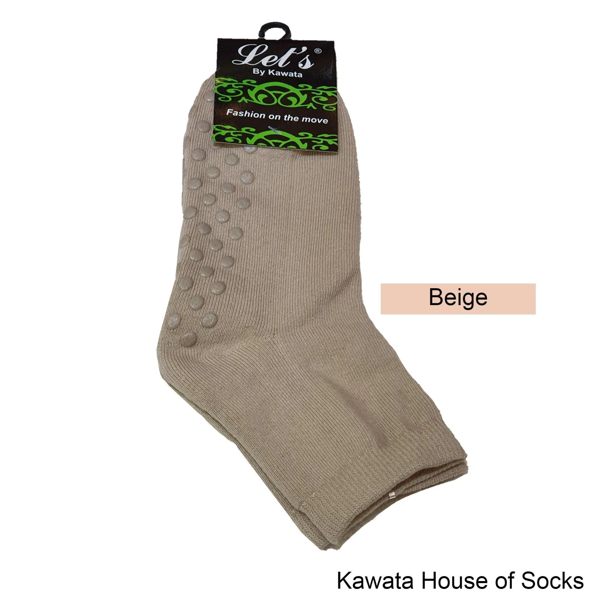 Anti-Slip Padded Quarter Socks for Ladies