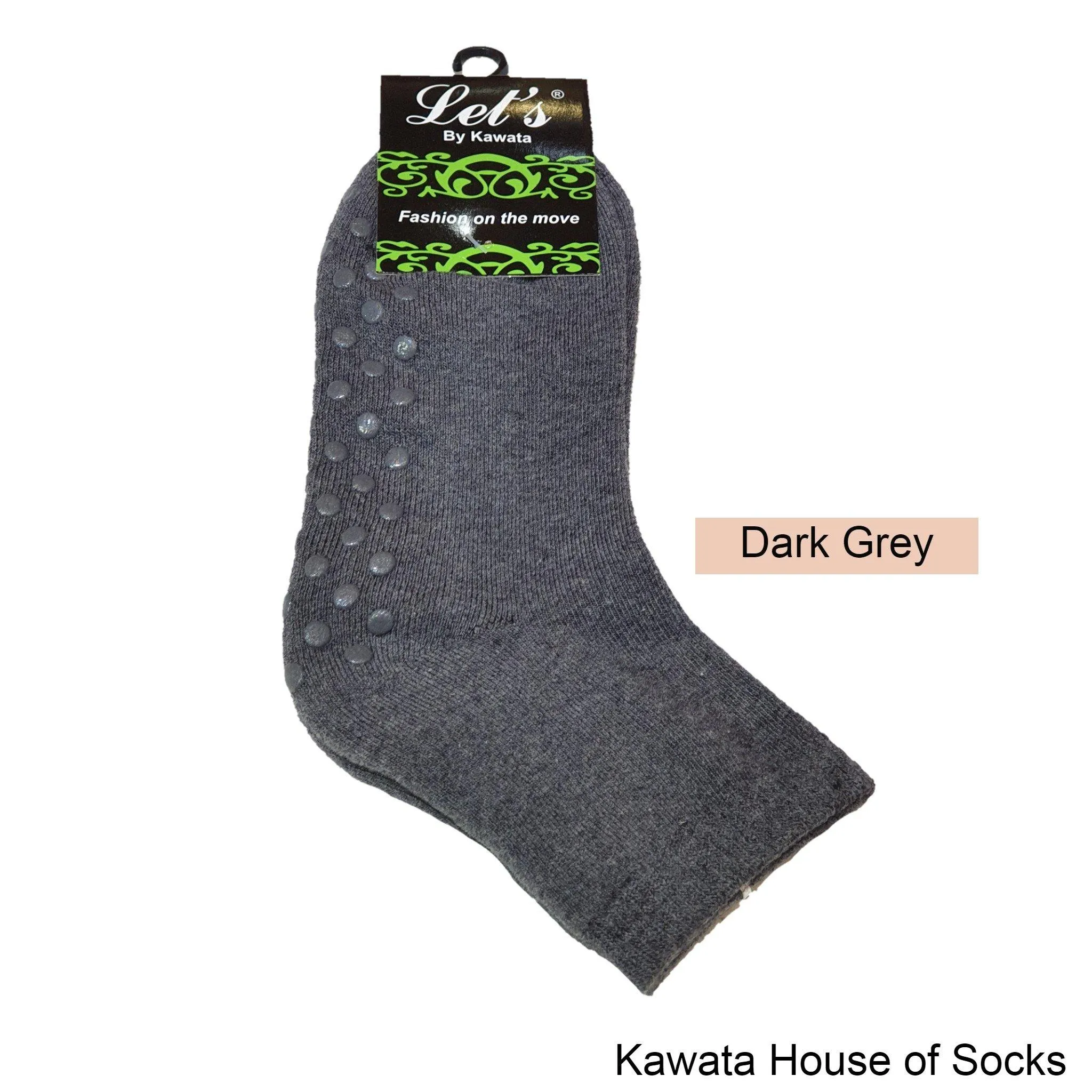 Anti-Slip Padded Quarter Socks for Ladies