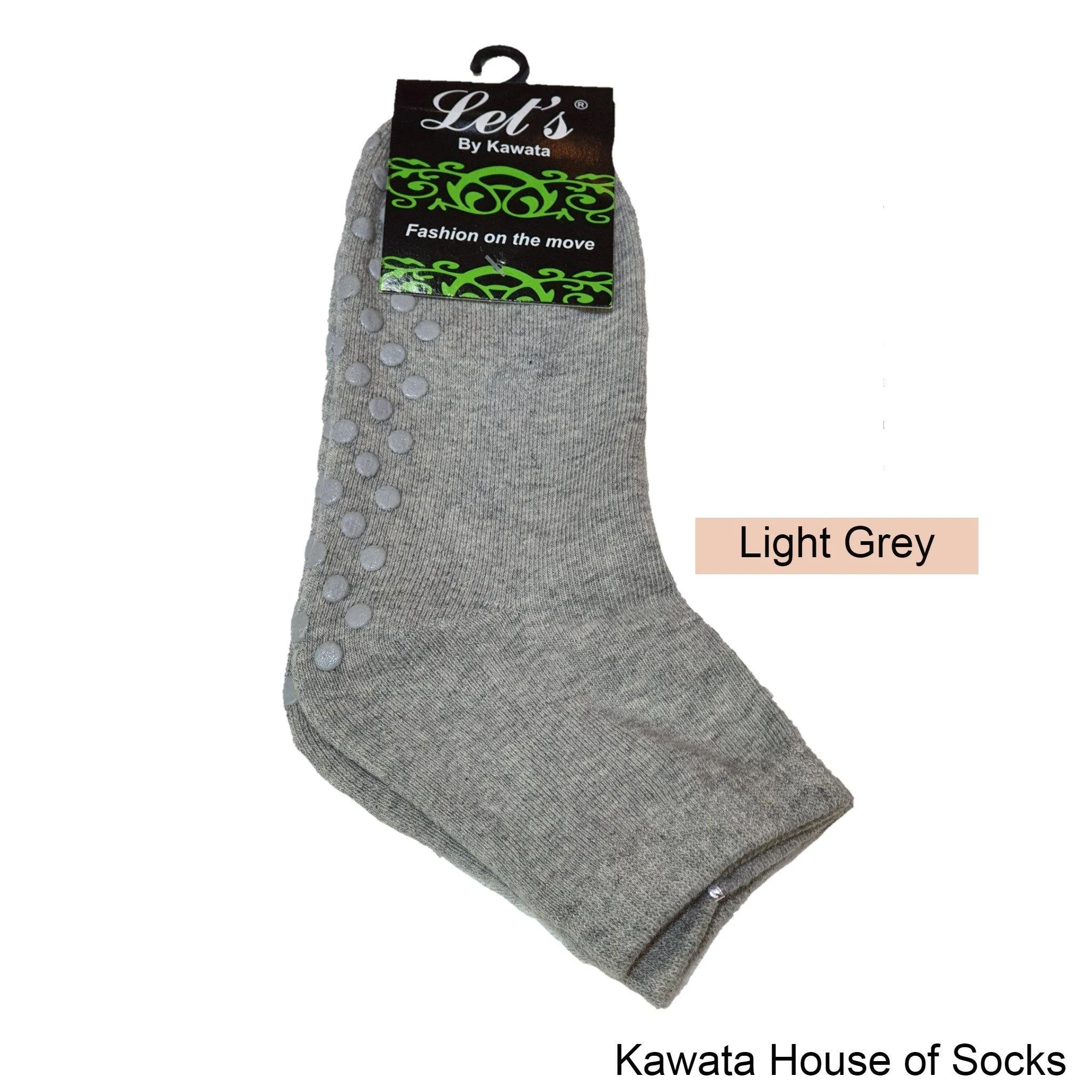 Anti-Slip Padded Quarter Socks for Ladies