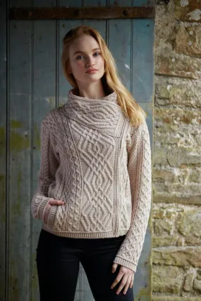 Aran - Shannon Cardigan - Parsnip