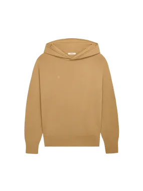 Archive Regenerative Merino Wool Hoodie—camel