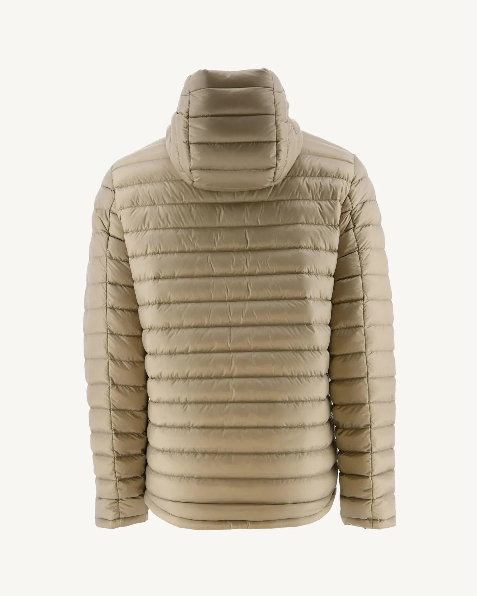 Army/Beige Reversible hooded puffer jacket Bergen