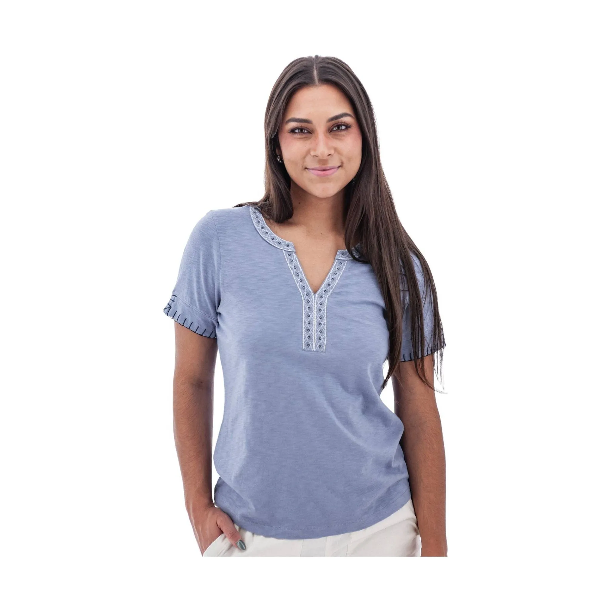 Aventura Women's Ellis Short Sleeve Top - English Manor