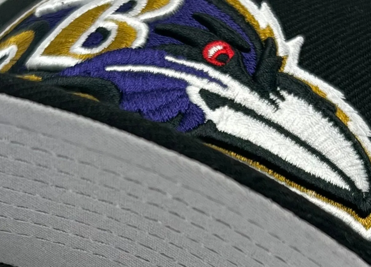 BALTIMORE RAVENS (BLK/PURPLE) NEW ERA 59FIFTY FITTED