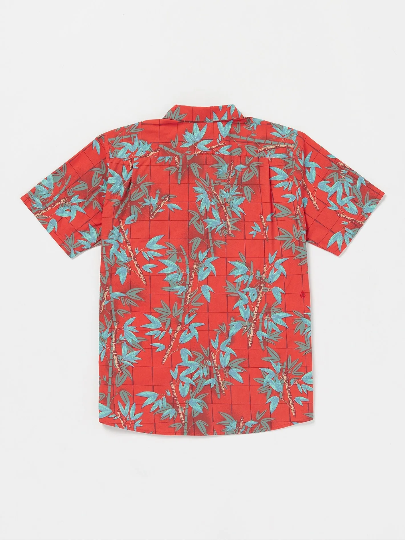 Bamboozeled Floral Short Sleeve Shirt - Flash Red