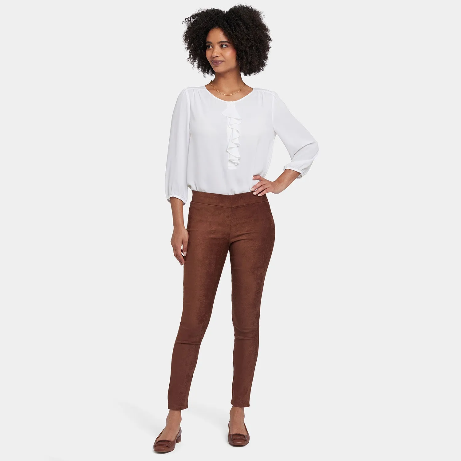 Basic Legging Pants - Coffee Bean