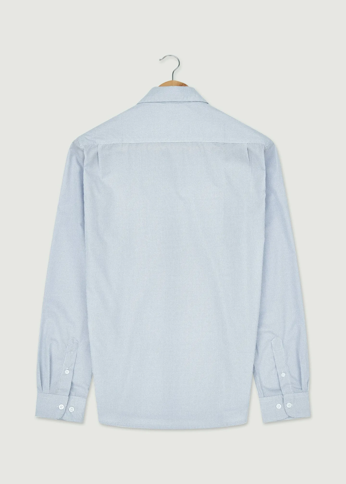 Bayonne Long Sleeve Shirt - White/Navy