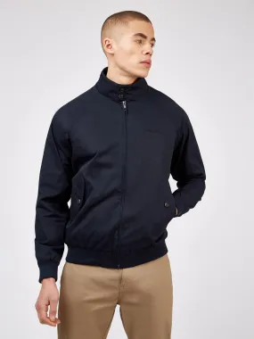 Ben Sherman Signature Harrington Jacket - navy