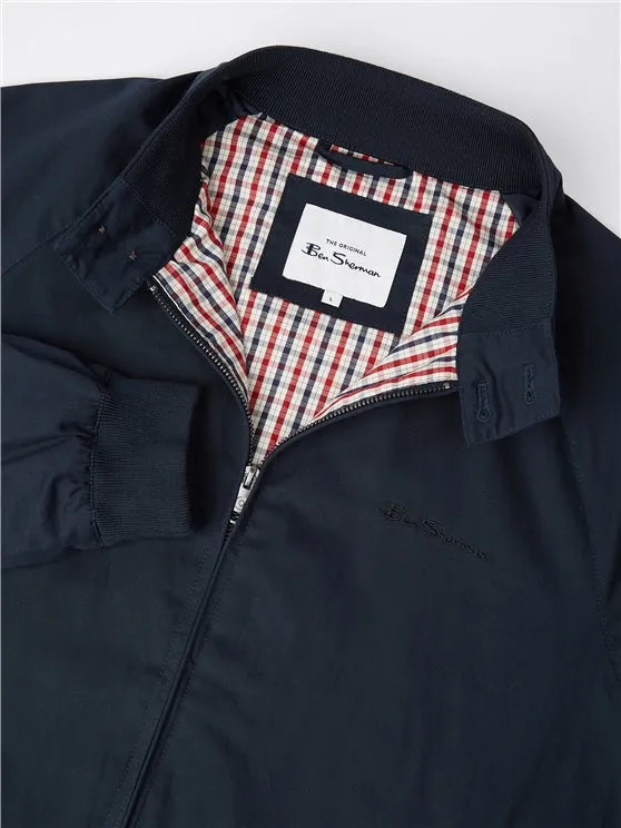 Ben Sherman Signature Harrington Jacket - navy