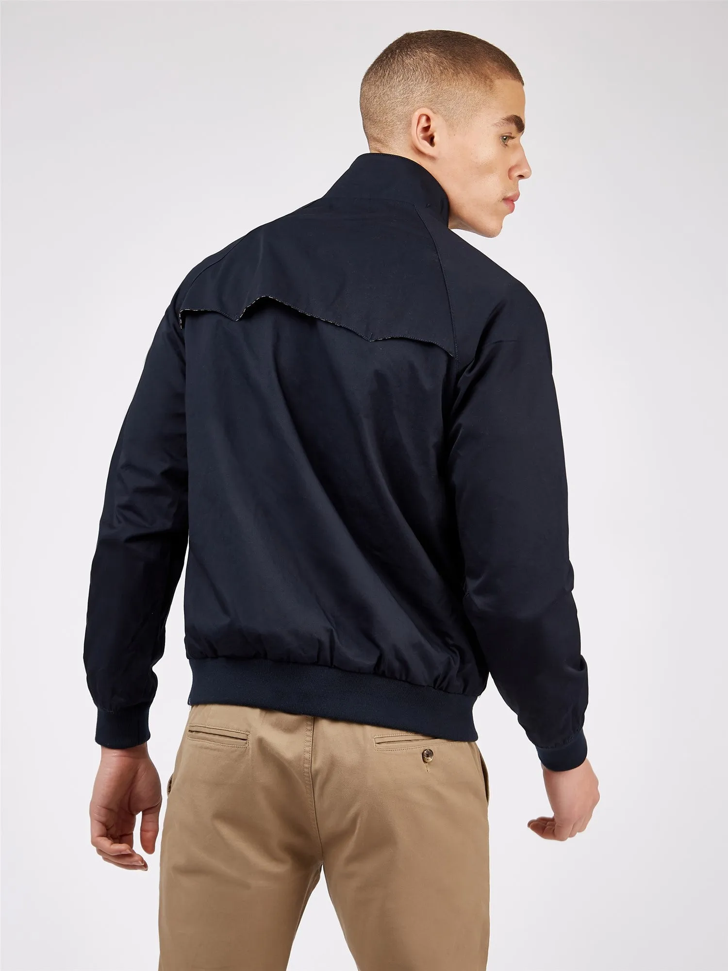 Ben Sherman Signature Harrington Jacket - navy