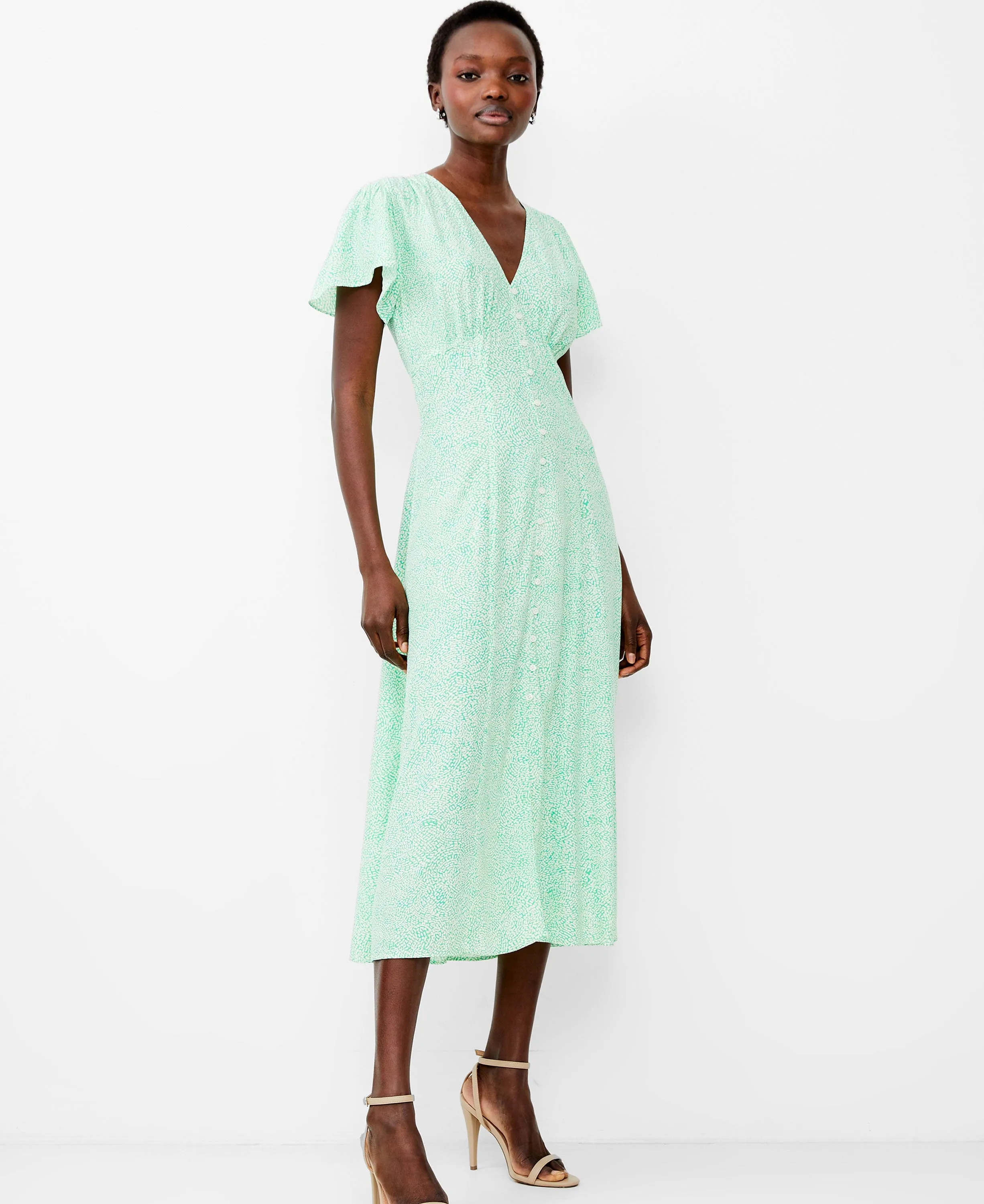 Bernice Tea Dress - Minted Green