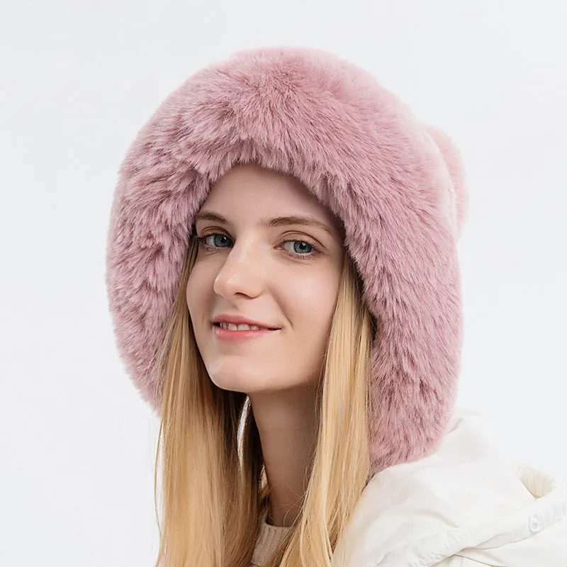 BerriesJam - 2024 Outdoor Thickened Plush Velvet Pullover Hat