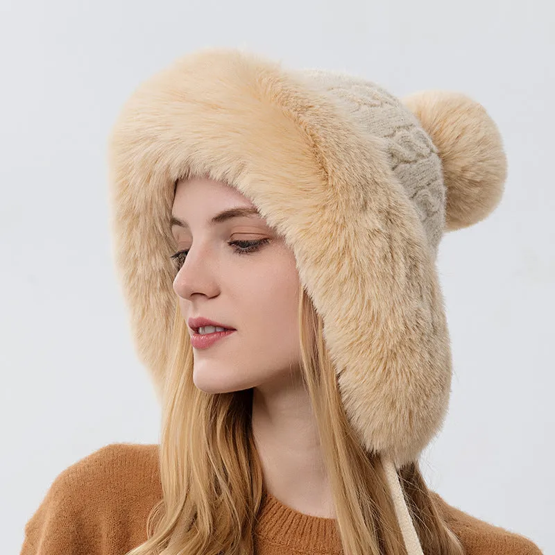 BerriesJam - 2024 Outdoor Thickened Plush Velvet Pullover Hat