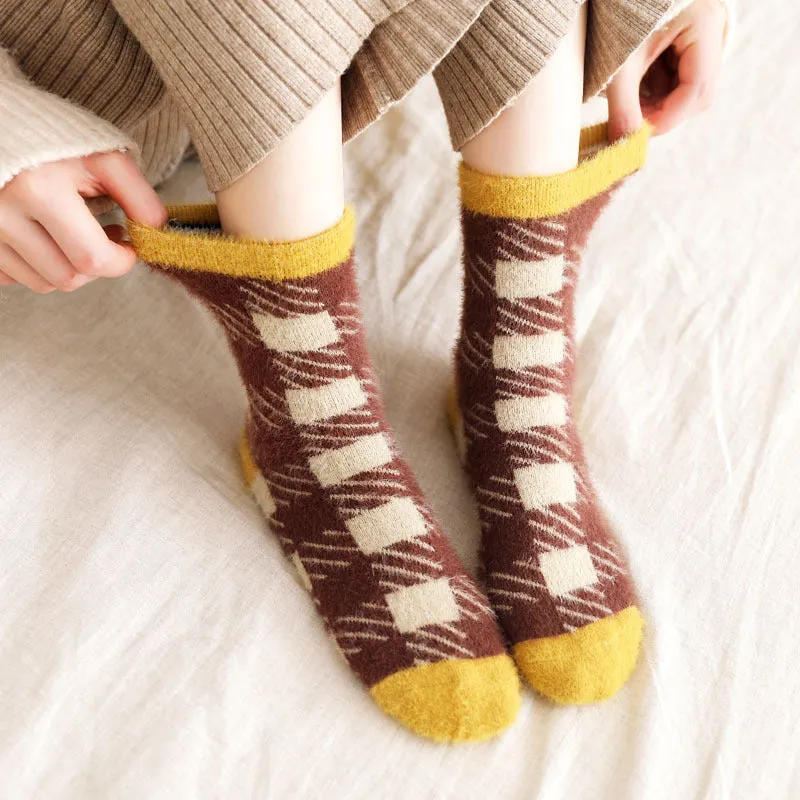 BerriesJam - Autumn/Winter Thickened Medium Tube Cartoon Socks