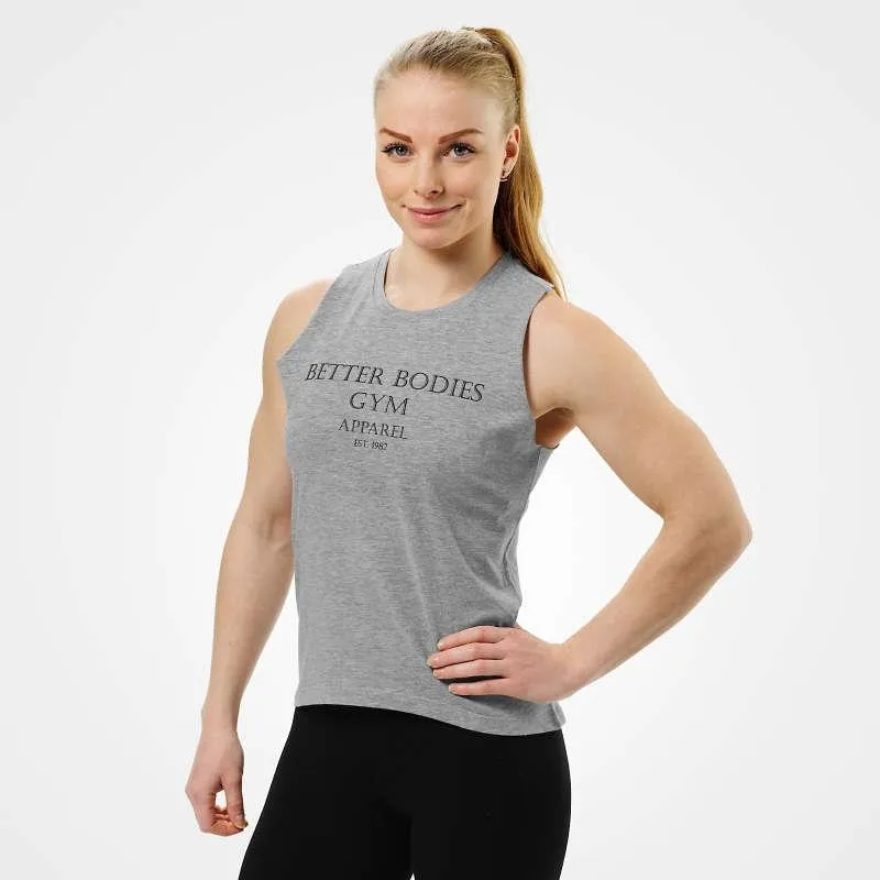 Better Bodies Chelsea Loose Tank - Greymelange