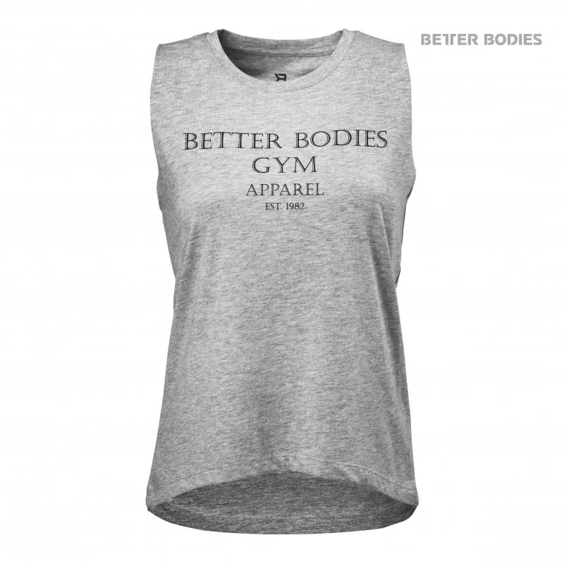 Better Bodies Chelsea Loose Tank - Greymelange