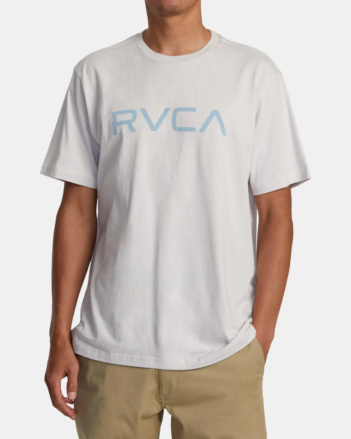 Big RVCA Short Sleeve T-Shirt - Fog