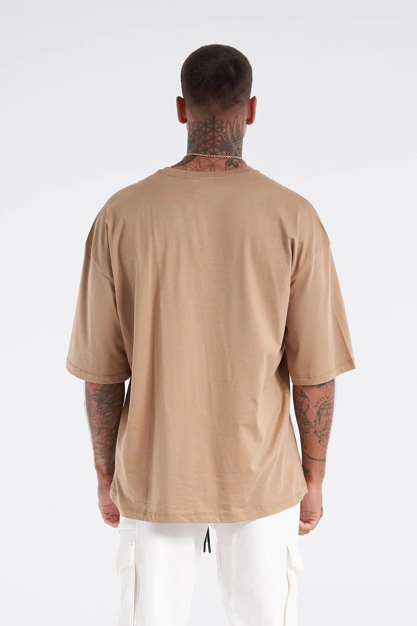 Blank Oversized Premium Tee Mink