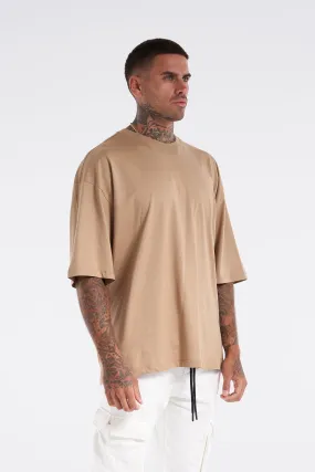 Blank Oversized Premium Tee Mink