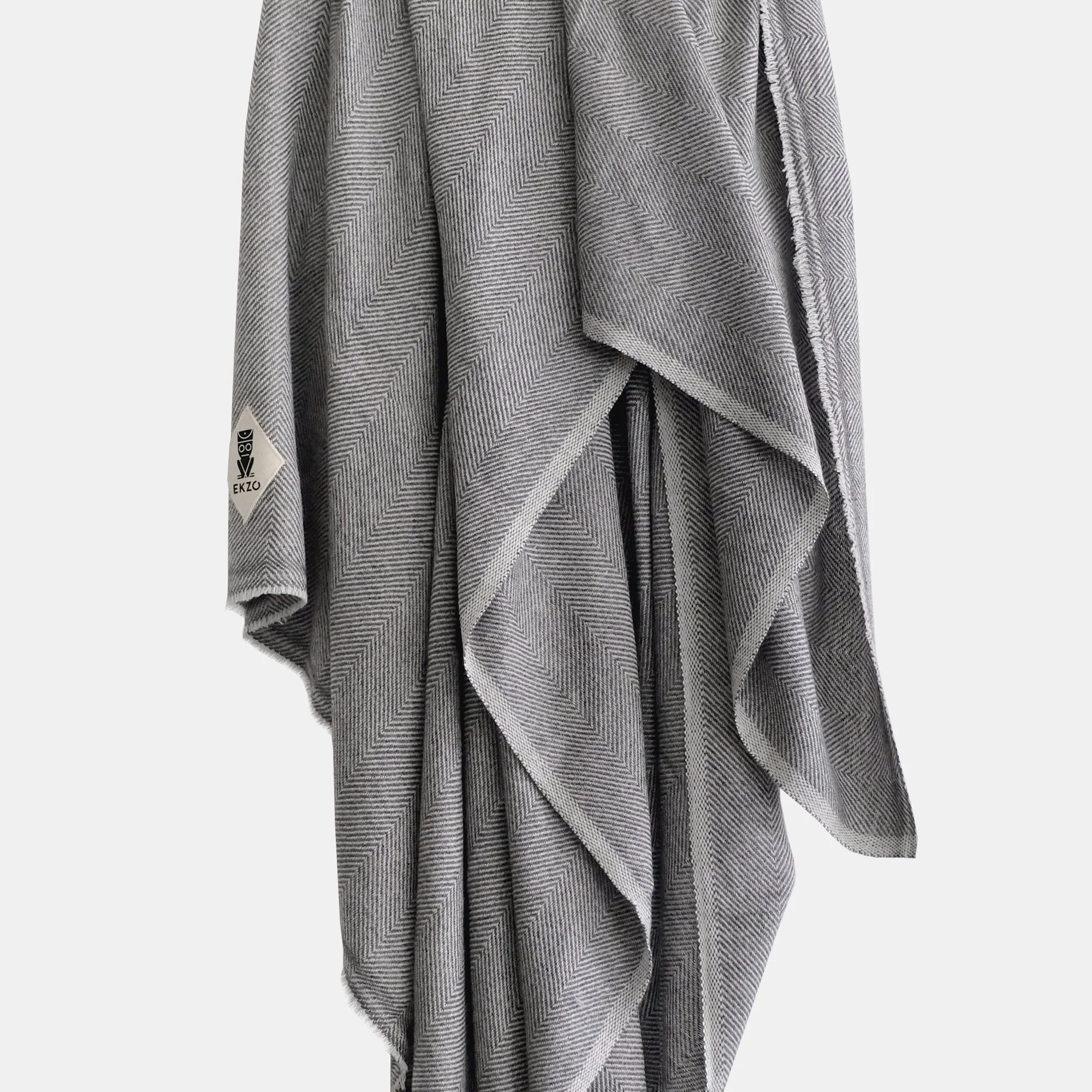 Blanket Cashmere - Dark Herringbone