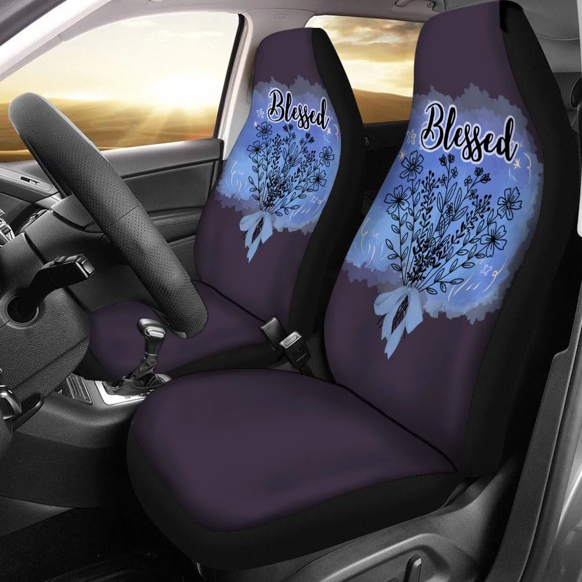 Blessed - Universal Car Seat Cover With Thickened Back