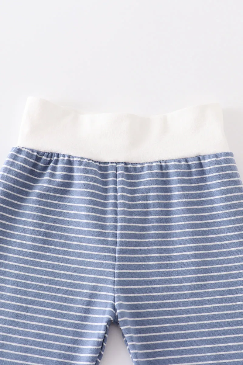 Blue stripe baby 3pc set