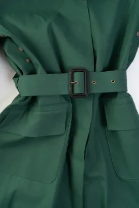 Bottle Green Mack Trench Coat