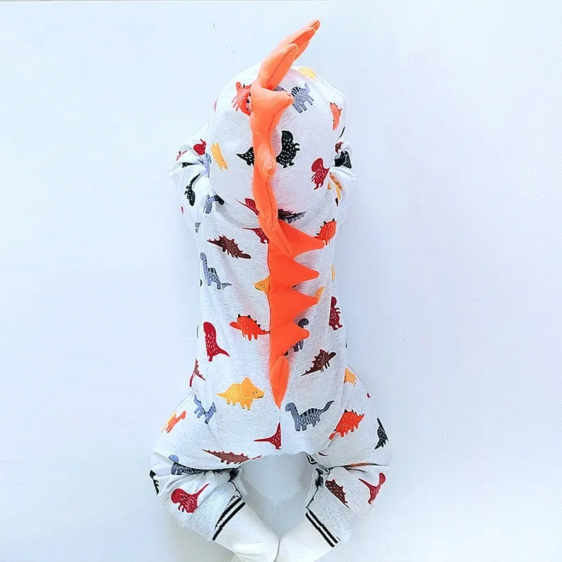 Boys And Girls Thick Dino Hooded Rompers-ONLY 4 LEFT!!!