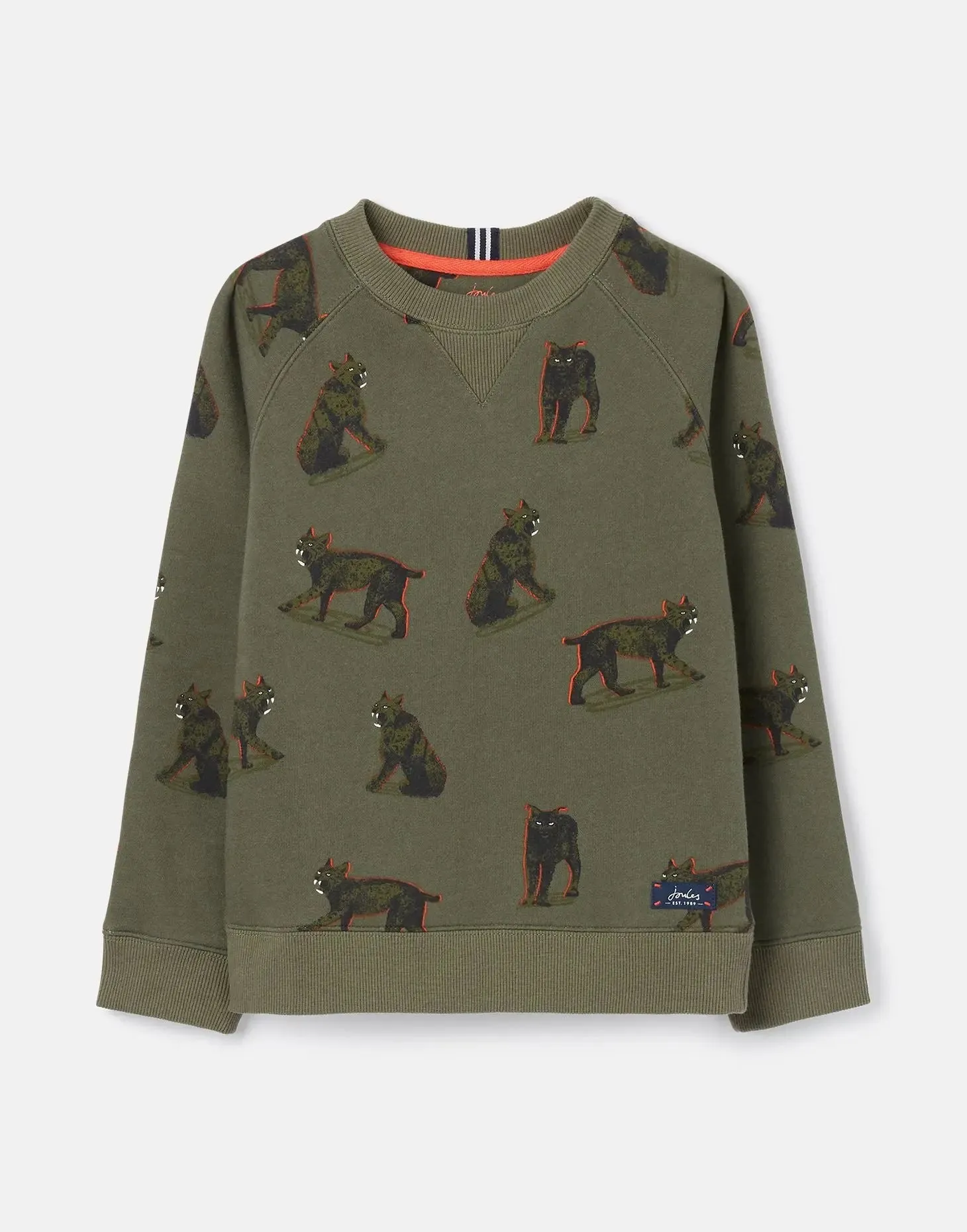 Boys' Ventura Printed Crew Neck Sweatshirt | Joules