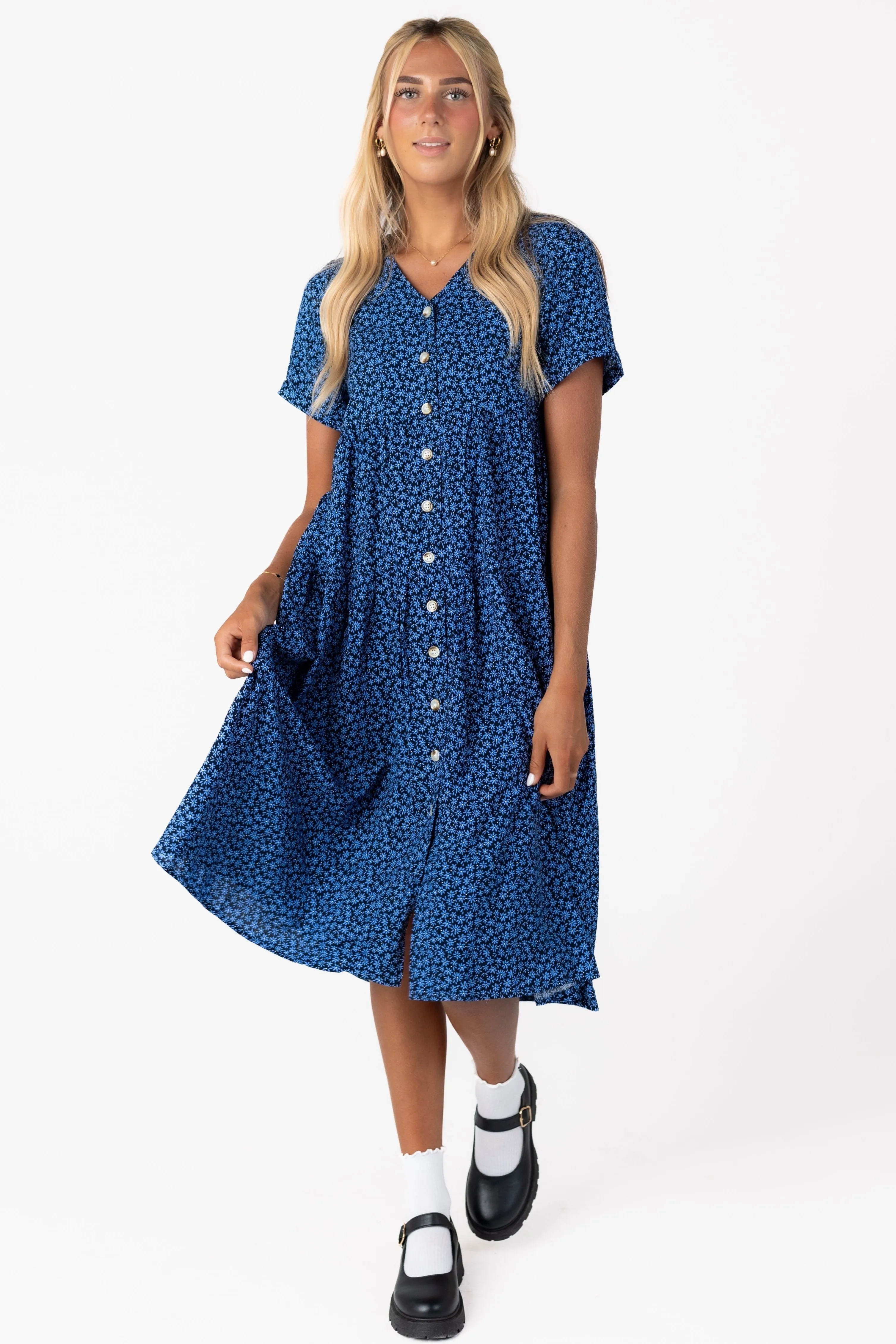 Brass & Roe Keri Button Down Dress