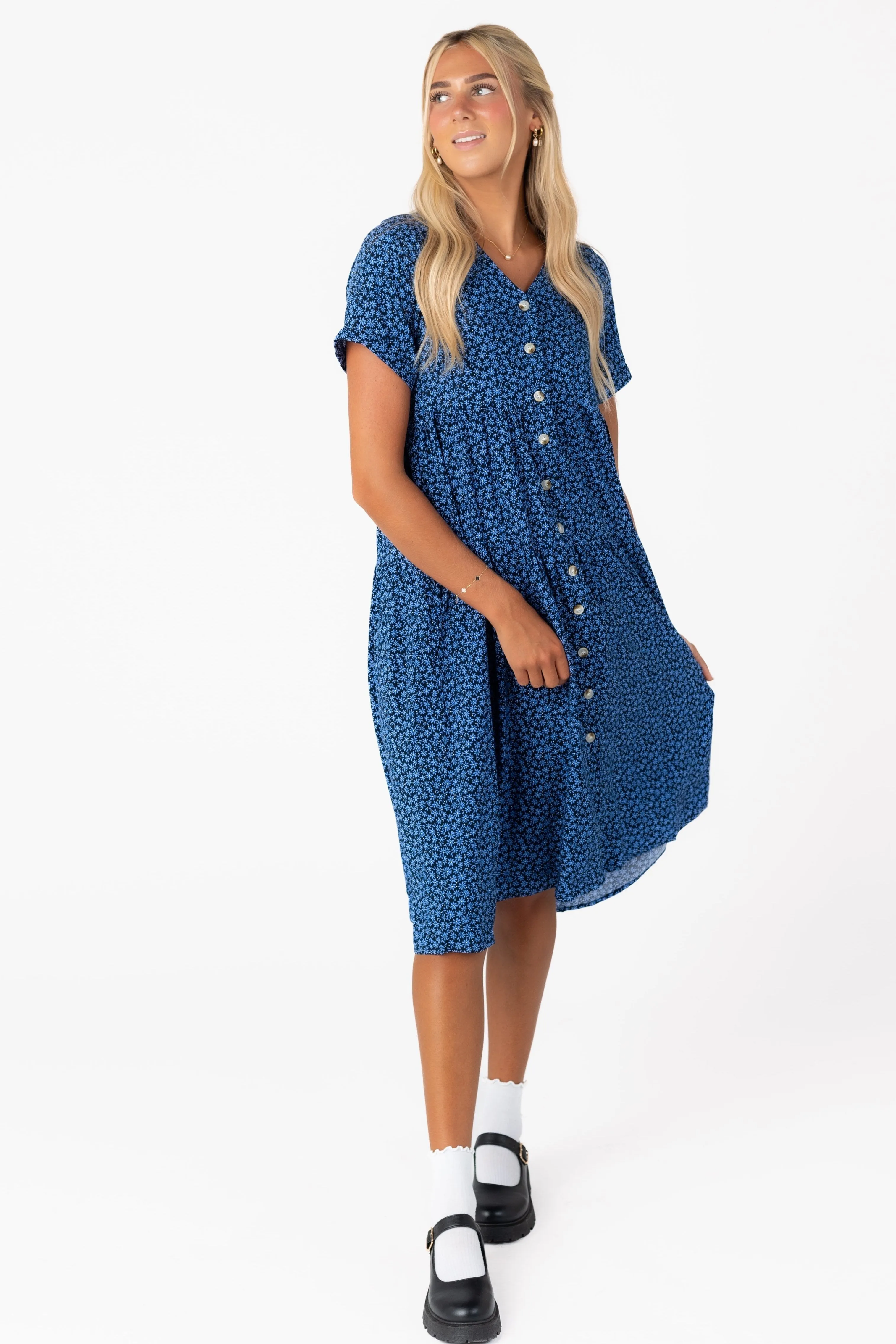 Brass & Roe Keri Button Down Dress