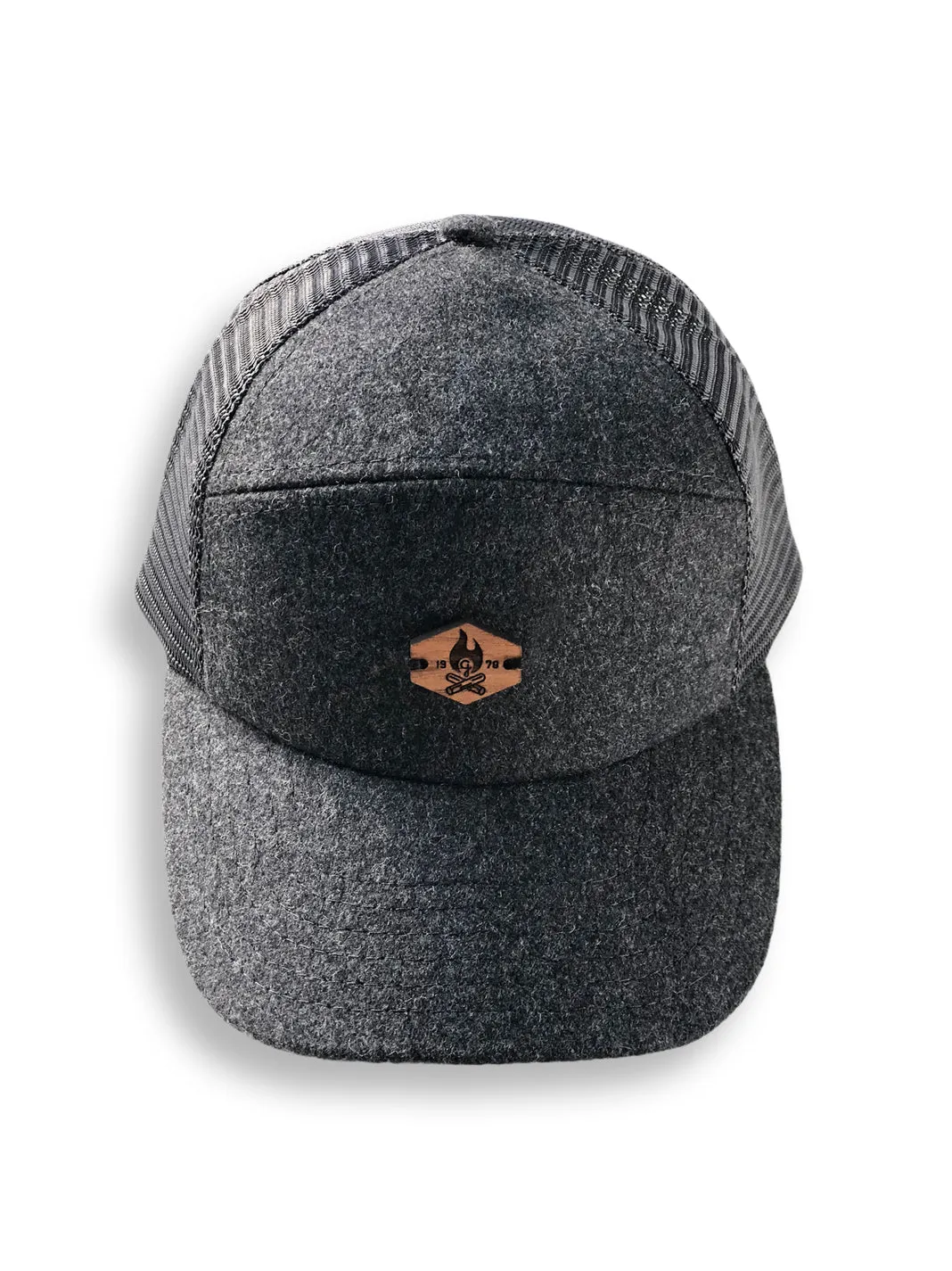 Campfire trucker wool/mesh cap - Navy