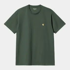 Carhartt S/S Chase T-shirt Sycamore Tree / Gold