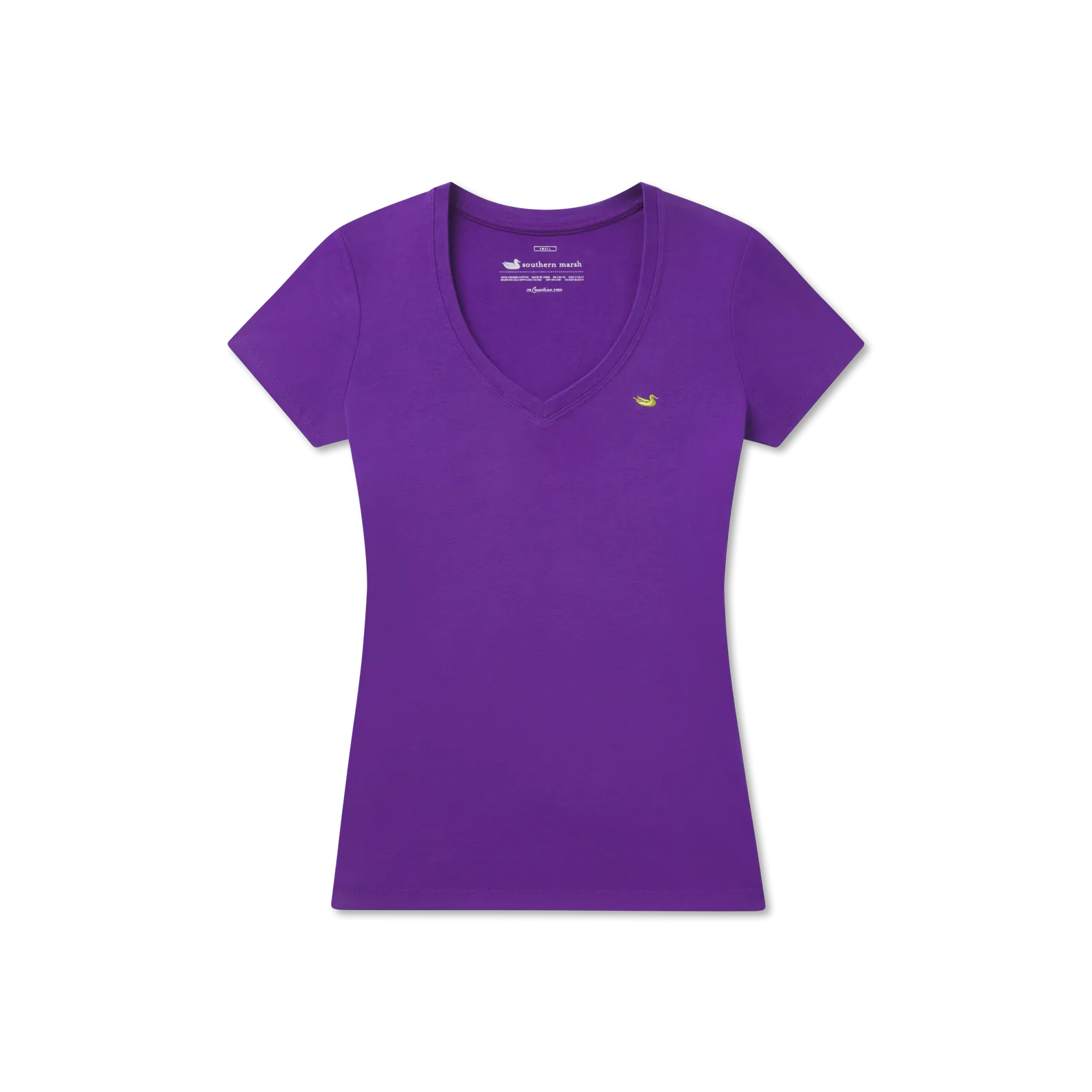 Caroline V-Neck Tee - Cotton