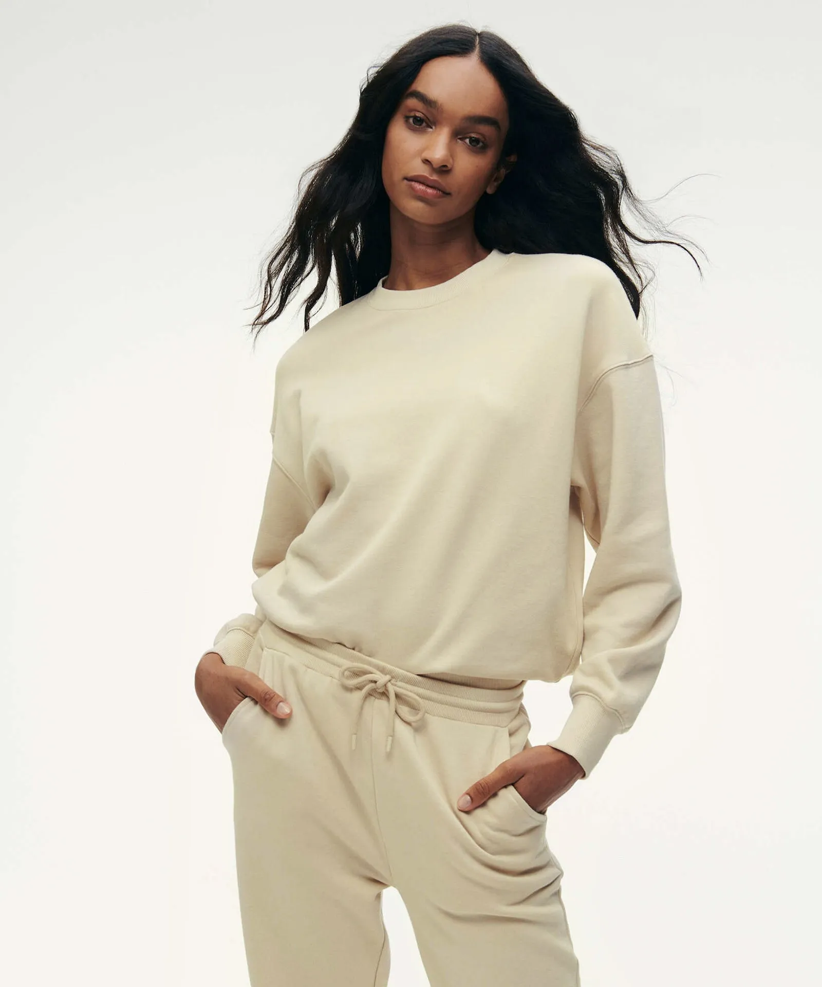 Cashmere Terry Crewneck Sweatshirt