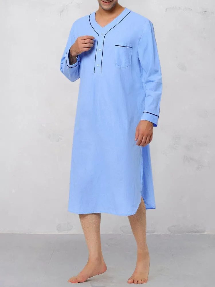 Casual Loose Fit Cotton Linen Long Shirt